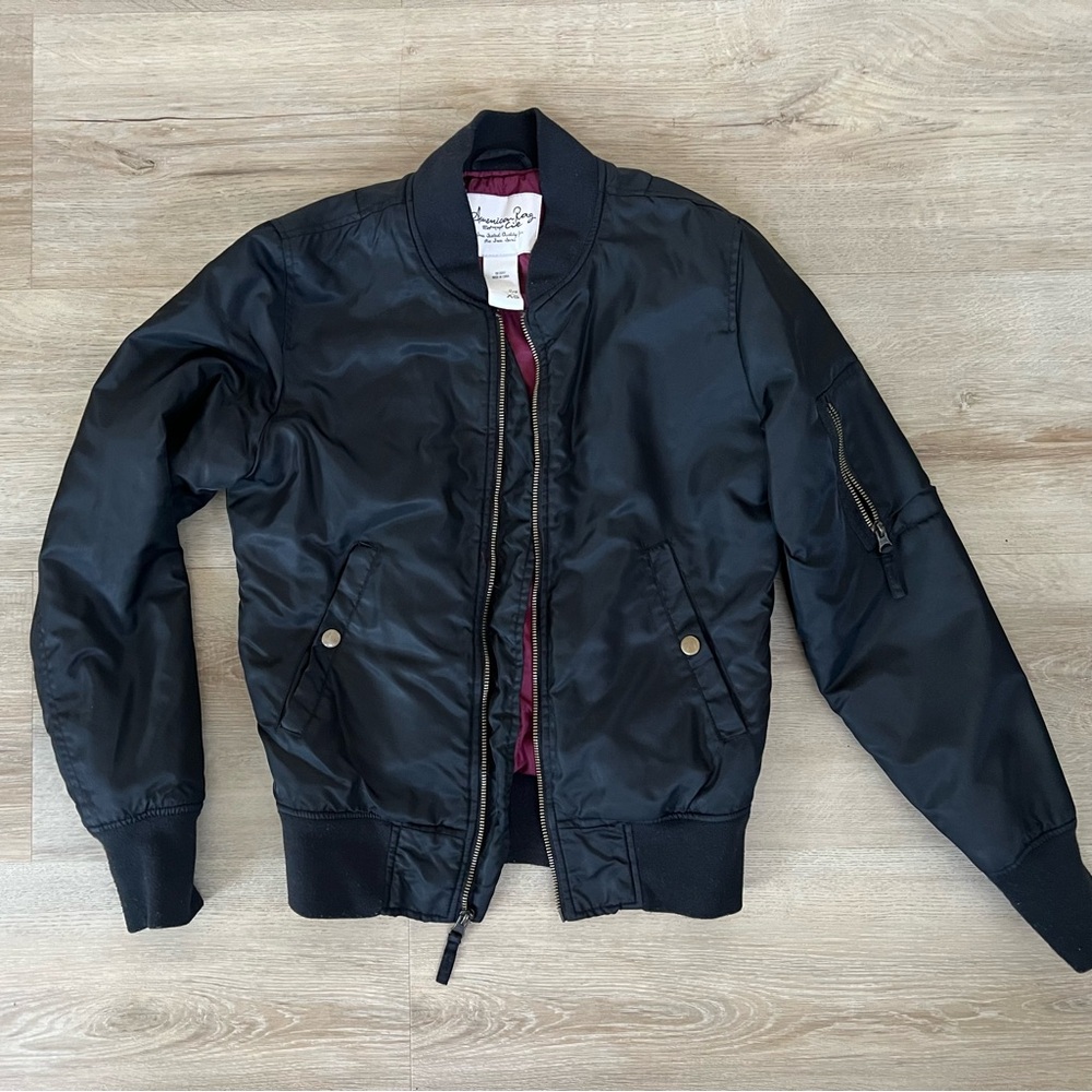 American Rag Black Bomber Women's Jacket